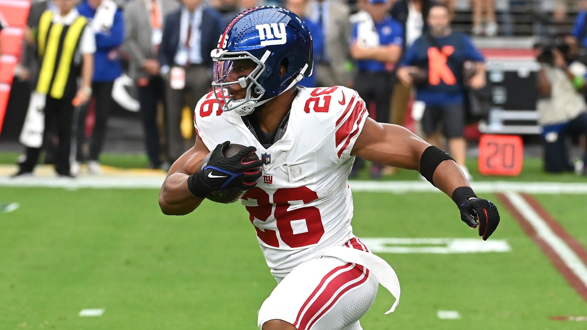 Saquon Barkley injury update: MRI reveals NY Giants' star has sprained  ankle, week-to-week