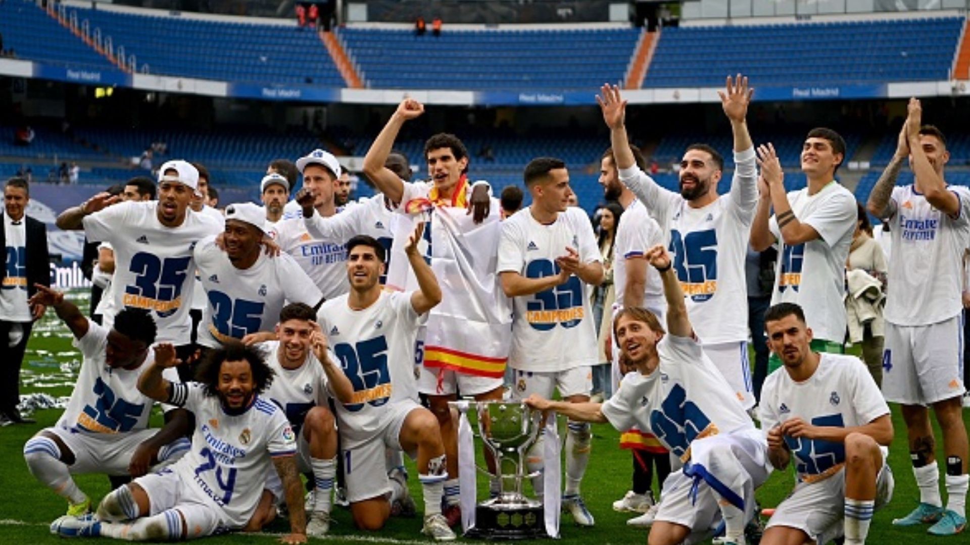 La Liga Title: रियाल मैड्रिड ने जीता 35वां ला लिगा खिताब, मार्सेलो बने सबसे सफल खिलाड़ी
