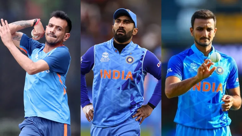 dinesh karthik reveals why yuzvendra chahal and harshal patel didn't play a single match in t20 world cup