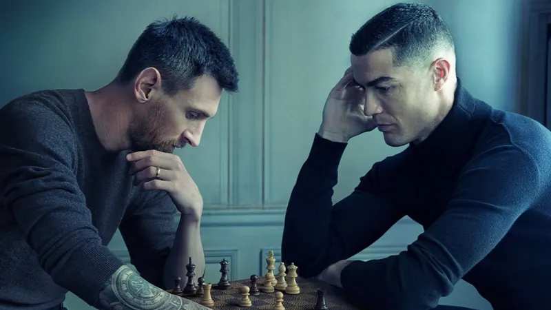 checkmate: cristiano ronaldo and lionel messi unite over chess ahead of fifa world cup 2022