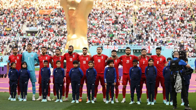 revealed: the reason behind iran players not singing the national anthem before kick-off against england
