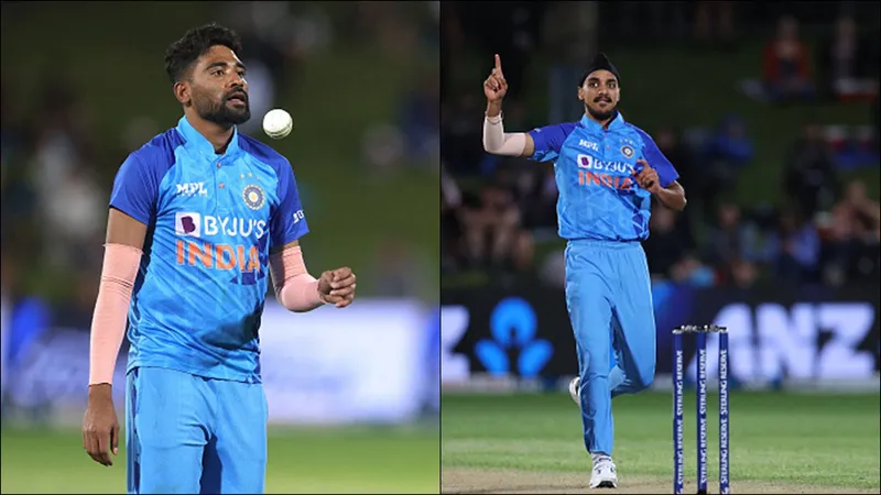 ind vs nz 3rd t20i: mohammed siraj, arshdeep singh combine to create history for india in t20i cricket ind vs nz 3rd t20i: mohammed siraj, arshdeep singh combine to create history for india in t20i cricket