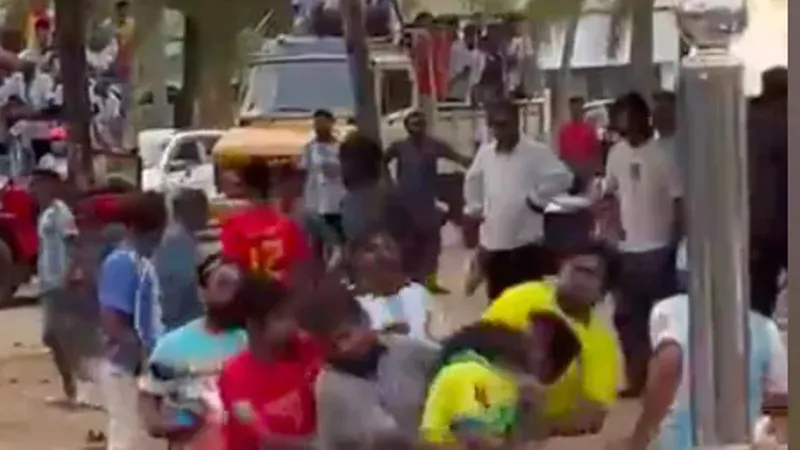 fifa world cup: frenzied argentina and brazil fans exchange blows in kerala, video goes viral