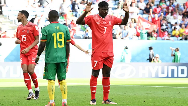 fifa world cup 2022: another controversy behind embolo's muted celebration or just a simple gesture? 