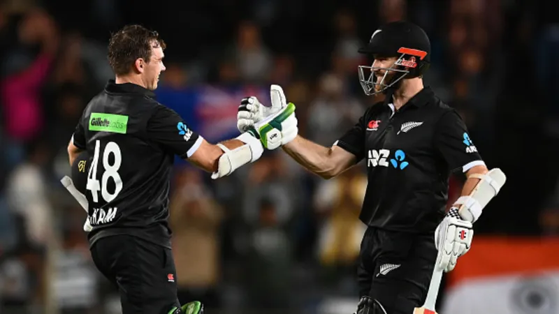 ind vs nz, 1st odi: ton-up latham and skipper williamson combine for historic partnership as kiwis bully india by 7 wickets
