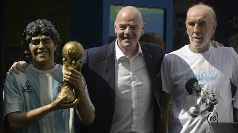 'Every World Cup should have a Diego Maradona Day' - FIFA president Gianni Infantino