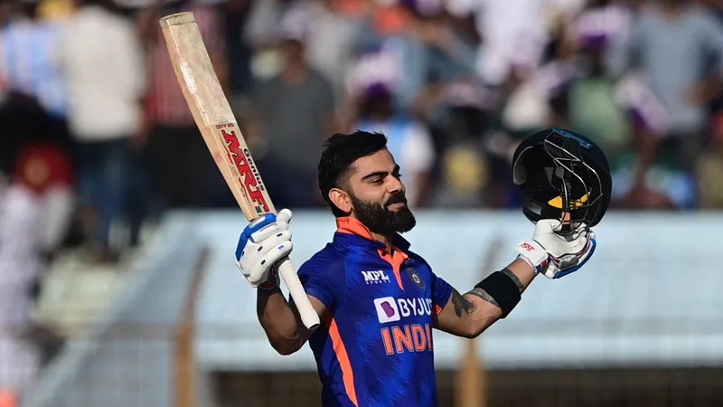 ind vs sl: विराट कोहली ने ठोका 45वां वनडे शतक, लगातार दूसरे मैच में उड़ाया सैकड़ा ind vs sl: विराट कोहली ने ठोका 45वां वनडे शतक, लगातार दूसरे मैच में उड़ाया सैकड़ा
