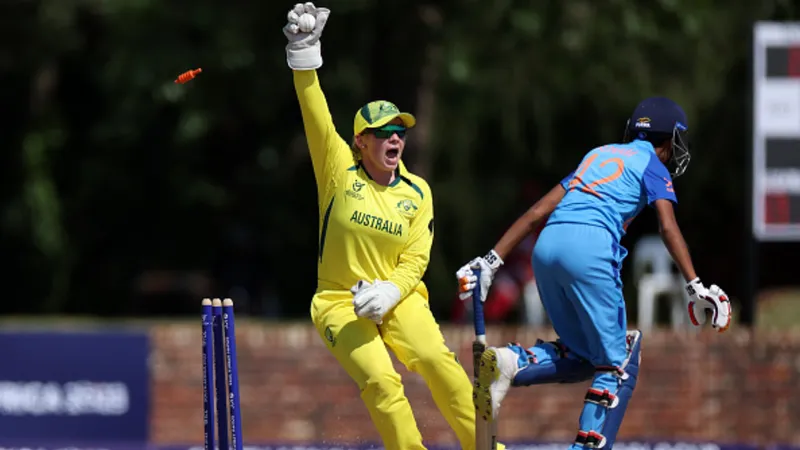 u19 महिला टी20 वर्ल्ड कप में ऑस्ट्रेलिया के सामने फिसली टीम इंडिया, 87 रन पर सिमटने के बाद झेलनी पड़ी सात विकेट से हार
