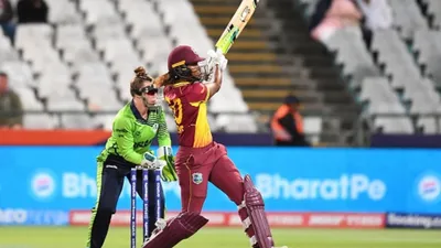 Women T20 WC : कप्तान मैथ्यूज की ताबड़तोड़ फिफ्टी से वेस्टइंडीज ने आयरलैंड को धोया
