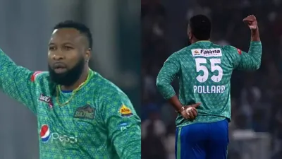 पाकिस्तानी खिलाड़ी का विकेट लेने के बाद पोलार्ड ने किया खराब बर्ताव, इस अंदाज में भेजा पवेलियन, video