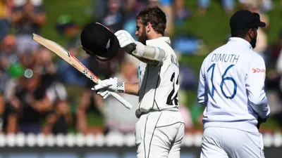 nz vs sl : केन विलियमसन के बराबर भी रन नहीं बना सके श्रीलंका के 11 बल्लेबाज, वेलिंग्टन टेस्ट में जीत से 8 कदम दूर न्यूजीलैंड