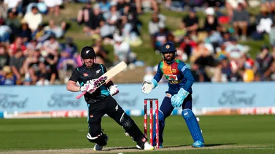 NZ vs SL, T20I : W,W,W...6 बॉल 10 रन का रोमांच, 3 गेंद पर गिरे तीन विकेट, न्यूजीलैंड फिर भी जीता मैच, श्रीलंका के उड़े होश!