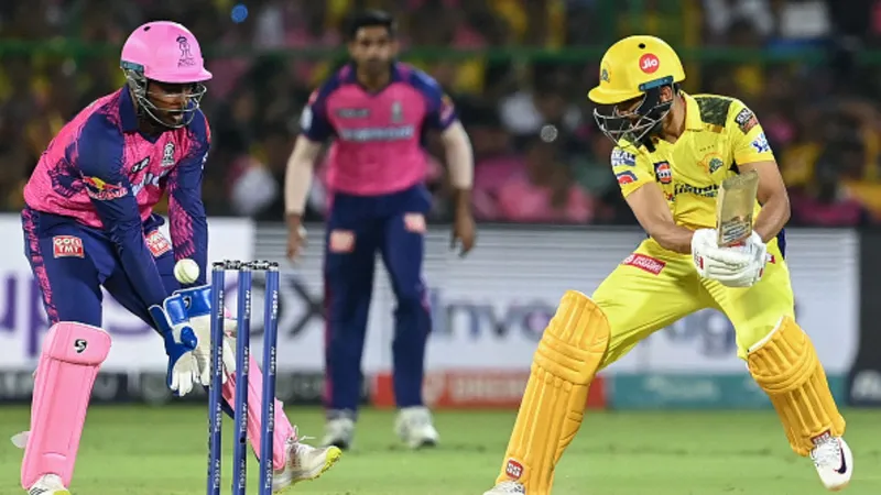 RR vs CSK: राजस्थान ने जयपुर में सबसे बड़ा स्कोर बना चेन्नई को चटाई धूल, 77 रन ठोक जायसवाल बने हीरो, कुर्सी पर ही बैठे रह गए धोनी RR vs CSK: राजस्थान ने जयपुर में सबसे बड़ा स्कोर बना चेन्नई को चटाई धूल, 77 रन ठोक जायसवाल बने हीरो, कुर्सी पर ही बैठे रह गए धोनी