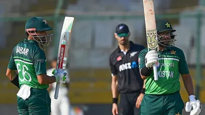 Pak vs NZ : 261 रनों पर सिमटा न्यूजीलैंड, इमाम उल हक़ ने कराची में कूटे 90 रन, पाकिस्तान ने जीत की हैट्रिक से सीरीज पर जमाया कब्जा  - pak vs nz : 261 रनों पर सिमटा न्यूजीलैंड, इमाम उल हक़ ने कराची में कूटे 90 रन, पाकिस्तान ने जीत की हैट्रिक से सीरीज पर जमाया कब्जा 