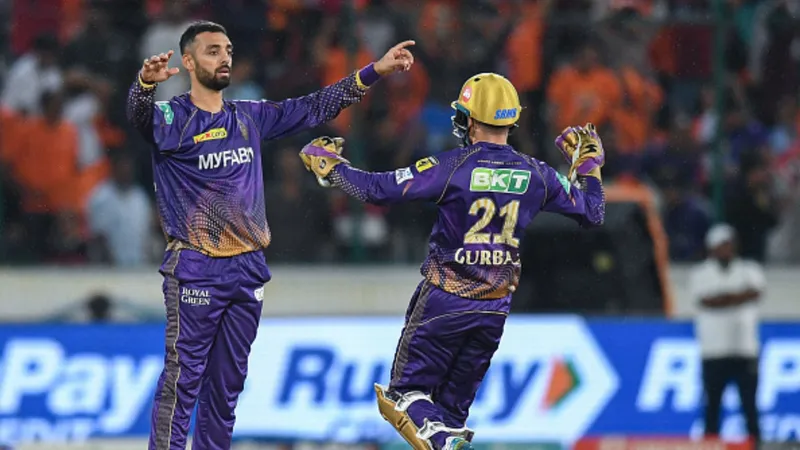 srh vs kkr: चक्रवर्ती की चकरी कर गई काम, रोमांचक मुकाबले में 5 रन से कोलकाता की जीत, srh के प्लेऑफ्स में पहुंचने के सपने पर लगी सेंध srh vs kkr: चक्रवर्ती की चकरी कर गई काम, रोमांचक मुकाबले में 5 रन से कोलकाता की जीत, srh के प्लेऑफ्स में पहुंचने के सपने पर लगी सेंध