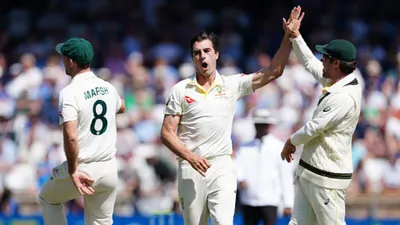 Ashes 2023, ENG vs AUS : कमिंस के कहर से 237 रनों पर सिमटी इंग्लैंड की पहली पारी, 142 रन की ऑस्ट्रेलिया ने बनाई बढ़त  - ashes 2023, eng vs aus : कमिंस के कहर से 237 रनों पर सिमटी इंग्लैंड की पहली पारी, 142 रन की ऑस्ट्रेलिया ने बनाई बढ़त 