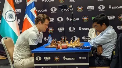  fide chess world cup final : मैग्नस कार्लसन बने वर्ल्ड चैंपियन, टाई ब्रेकर में प्रज्ञाननंद को मिली हार  