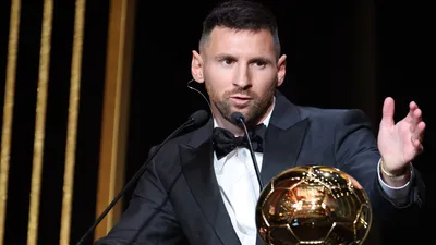 लियोनेल मेसी ने रिकॉर्ड 8वीं बार जीता  Ballon D'or, 23 साल के खिलाड़ी को हराया - लियोनेल मेसी ने रिकॉर्ड 8वीं बार जीता  Ballon D'or, 23 साल के खिलाड़ी को हराया