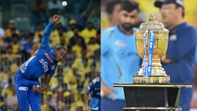 जोफ्रा आर्चर और IPL ट्रॉफी 