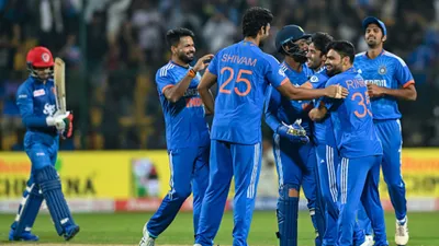 IND vs AFG : डबल सुपर ओवर के रोमांच में टीम इंडिया ने अफगानिस्तान का सूपड़ा किया साफ, पाकिस्तान को पछाड़ भारत ने बनाया वर्ल्ड रिकॉर्ड - Double Super Over के रोमांच में Team India ने Afghanistan का सूपड़ा किया साफ, Pakistan को पछाड़ भारत ने बनाया World Record