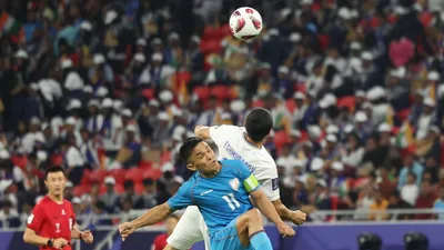 AFC Asian Cup, IND vs UZB : उज्बेकिस्तान ने भारत को चटाई धूल, सुनील छेत्री की टीम पर बाहर होने का मंडराया खतरा  - AFC Asian Cup, IND vs UZB : Uzbekistan ने India को चटाई धूल, Sunil Chhetri की टीम पर बाहर होने का मंडराया खतरा 
