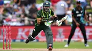 Pakistan's Mohammad Rizwan in action during 4th T20I against New Zealand on January 19. (Getty)