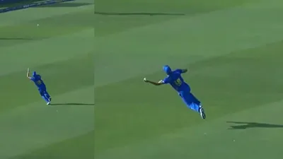 Trent Bolt becomes Superman with one hand and catches a unique catch with one hand, video goes viral on social media