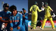 India and Australian players celebrate after reaching the Under-19 World Cup final (Getty Images)