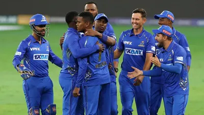 MI Emirates advance to ILT20 final with 45-run win in Qualifier 1 as defending champions Gulf Giants embarrass themselves in run chase