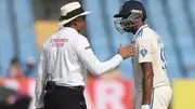 Ravichandra Ashwin during a conversation with umpire on Day 2 of the 3rd Test against England. (Screengrab-X)