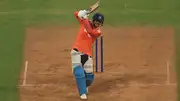 Ishan Kishan hitting the ball down the ground during a practice session (File Photo: Getty Images)