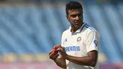 R Ashwin during third Test against England in Rajkot (Getty Images)