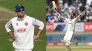 Former England captain Alastair Cook (Left) and Indian star batter Yashasvi Jaiswal. (Getty Images)