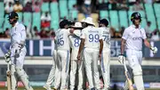 India's players celebrate after the dismissal of England's captain Ben Stokes (R) during the 4th day of the 3rd Test between India and England. (Getty Images)