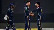 Noor Ahmad celebrates a wicket with Rashid Khan (File Photo: Getty Images)