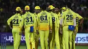 Chennai Super Kings' players celebrate in this pic from IPL 2023 final. (Getty)