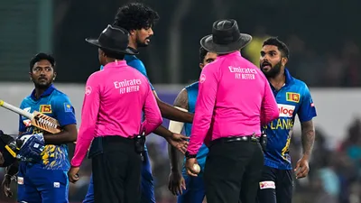 'That umpire isn't suited to international cricket, much better if he did another job': Hasaranga lashes out at umpire for missed no-ball call 