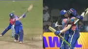 Sajeevan Sajana hits six off last ball to help Mumbai Indians beat Delhi Capitals in WPL 2024 opener. (WPL)