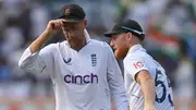 England skipper Ben Stokes and star batter Joe Root (left) in this frame. (Getty)