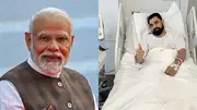 Indian Prime Minister Narendra Modi wished speedy recovery for Mohammed Shami after his ankle surgery. (Photo Courtesy: Twitter)