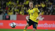 Kristoffer Olsson of Sweden runs with the ball during the 2022 FIFA World Cup Qualifier knockout round play-off match. (File Photo: Getty Images)