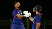 Shreyas Iyer and Ishan Kishan in action (File Photo: Getty Images)