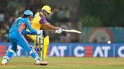 UP Warriorz' Kiran Navgire plays a shot against Mumbai Indians (Getty Images)