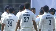 Mumbai players celebrate a wicket against Tamil Nadu in Ranji Trophy semi-final (Screengrab: BCCI Domestic, X)