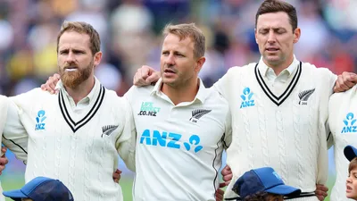 NZ vs AUS: 6 दिन पहले संन्‍यास लेने वाले खिलाड़ी की नहीं हो पाई वापसी, चोटिल गेंदबाज की जगह दिग्‍गज के बेटे को मिला डेब्‍यू का मौका - NZ vs AUS Uncapped new zealand fast bowler Ben Sears Replaces Injured Will O Rourke for 2nd Test vs australia Not Neil Wagner