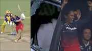 Ellyse Perry breaks the car's glass with a six in the 19th over (Screengrab: JioCinema, X)