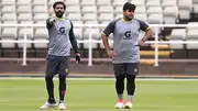 Mohammad Hafeez and Azam Khan during a practice session (File Photo: Getty Images)