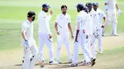 Shahbaz Nadeem after taking Kiwi batter's wicket (File Photo: Getty Images)