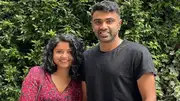 Ravichandran Ashwin with his wife Prithi (left) in this frame. (X)