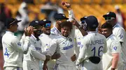 Kuldeep Yadav celebrates his five-wicket haul in Dharamsala Test (Getty Images)